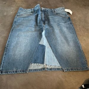 Denim skirt